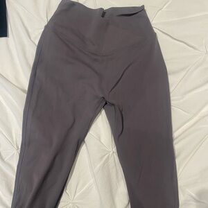 High-Waisted Gray Leggings